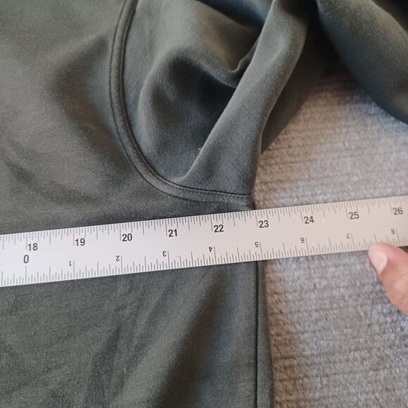 Spanx Air Essentials Sweater Dress Womens M Gray Crew Neck Casual Stretch Pocket - Picture 8 of 9